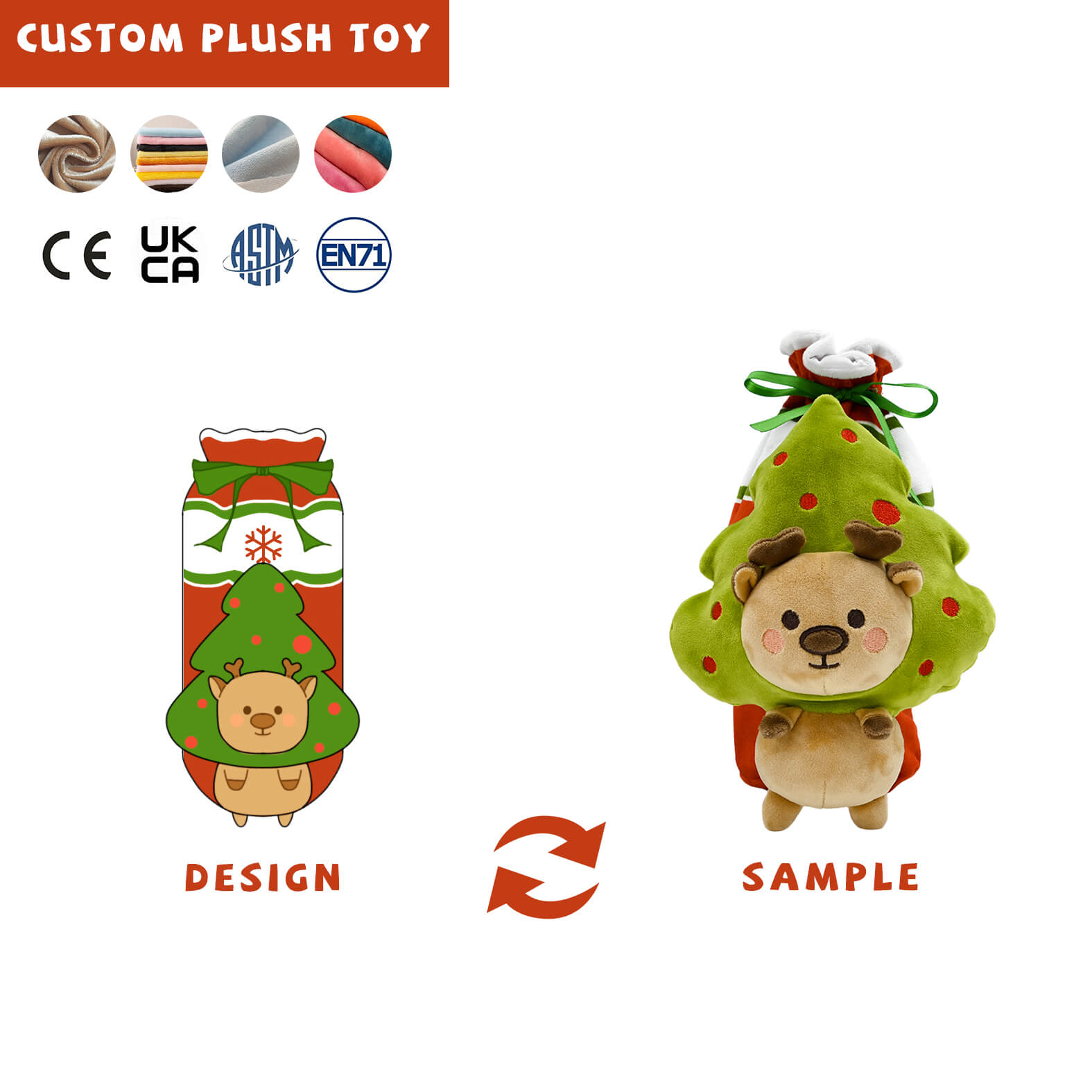 Christmas Cartoon Wine Bottle Set