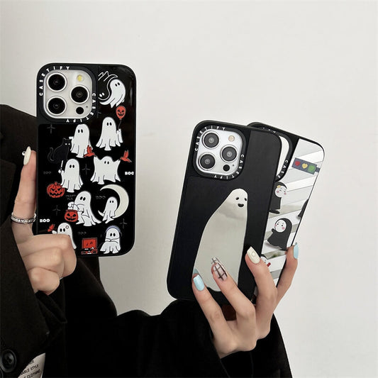 Halloween Mirror Ghost Drop-proof Apple Phone Case