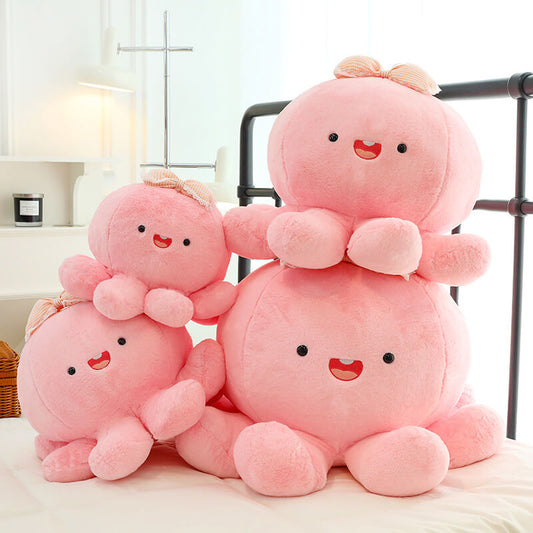 Cute Pink Small Octopus Pillow Plush Toy