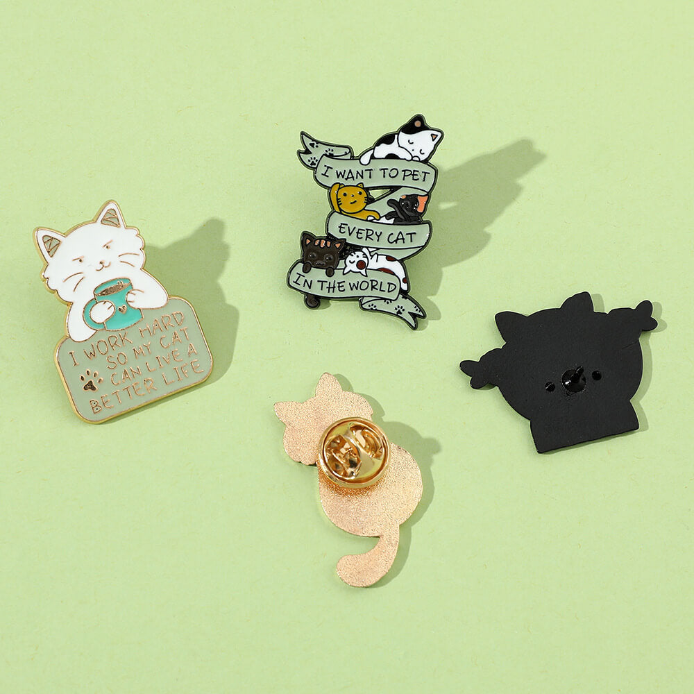 Cute Personalized Cat Creative Brooch