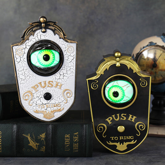 Halloween Glow and Sound One Eye Doorbell