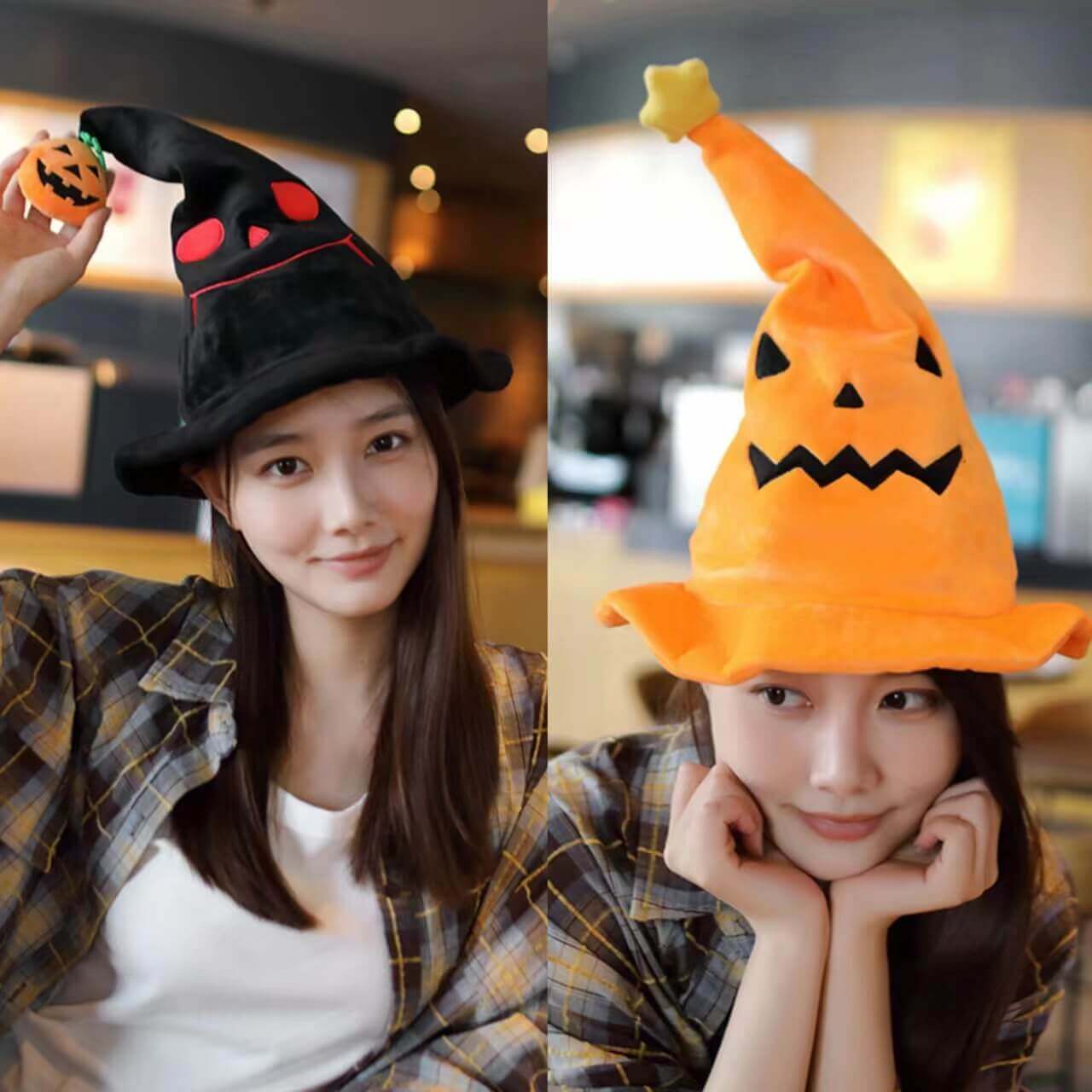 Halloween Electric Glowing Pumpkin Hat