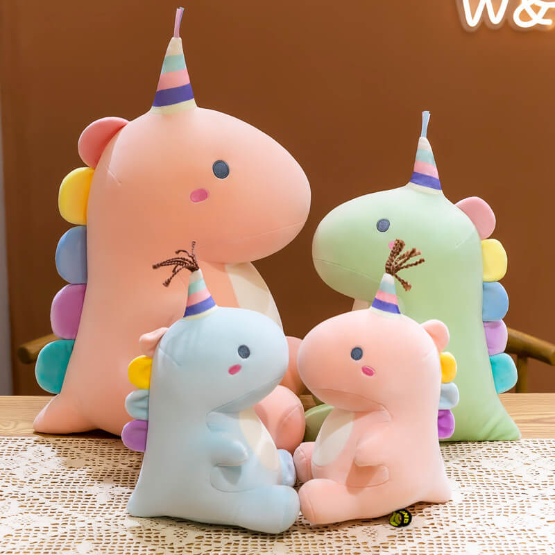 Cute dinosaur plush toy unicorn doll