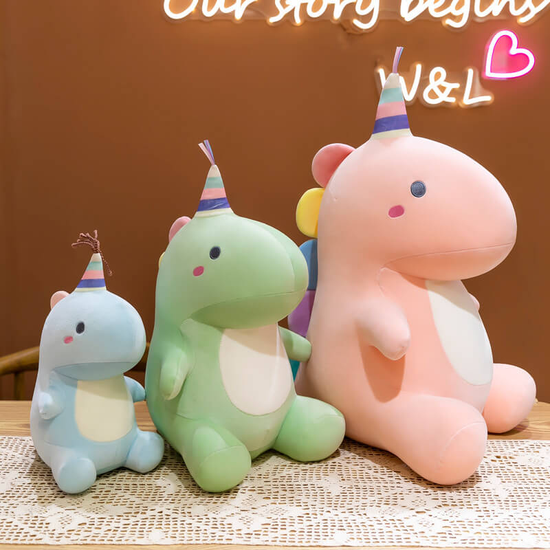 Cute dinosaur plush toy unicorn doll