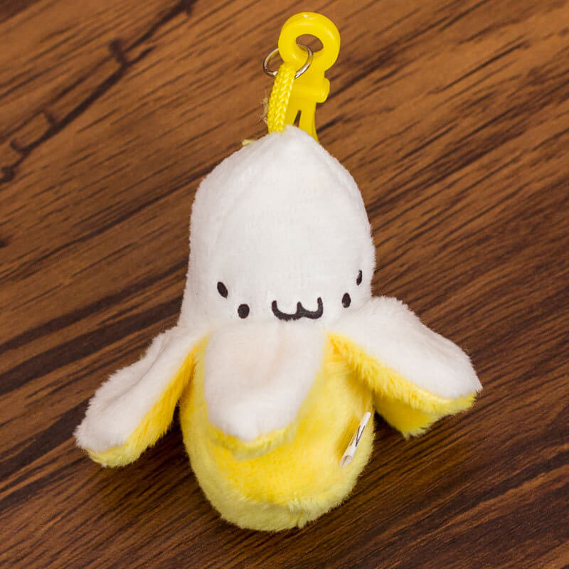 Cute Plush Peeled Banana Doll