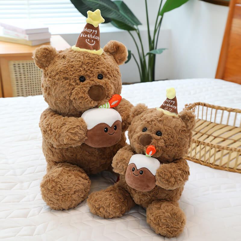 Birthday Cake Cute Teddy Bear Doll