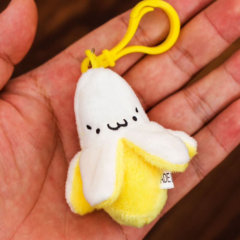 Cute Plush Peeled Banana Doll