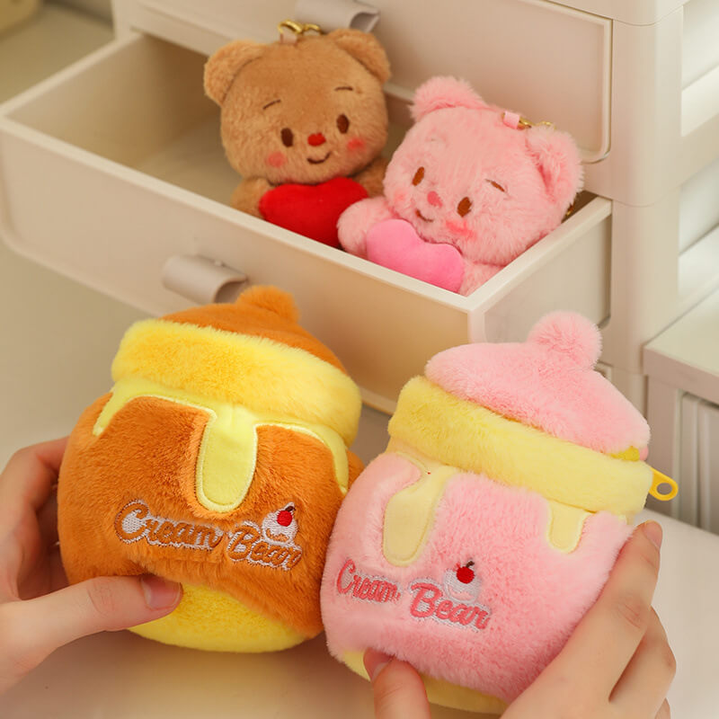 Honey Pot Love Bear Plush Doll Pendant