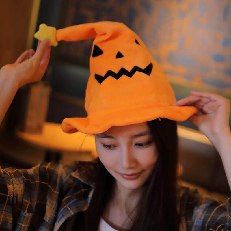 Halloween Electric Glowing Pumpkin Hat