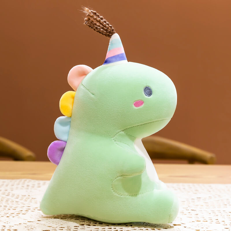 Cute dinosaur plush toy unicorn doll