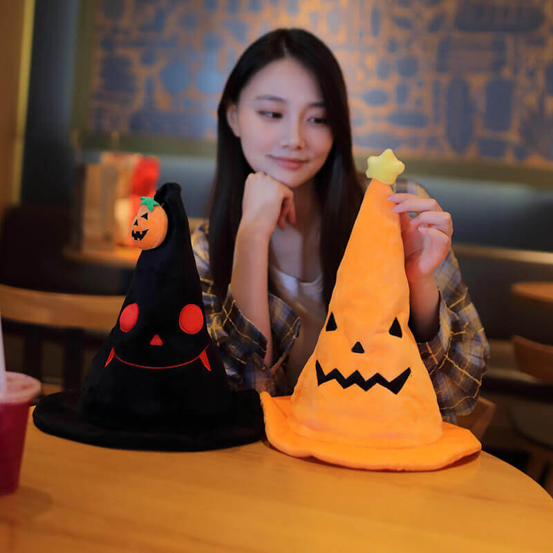 Halloween Electric Glowing Pumpkin Hat