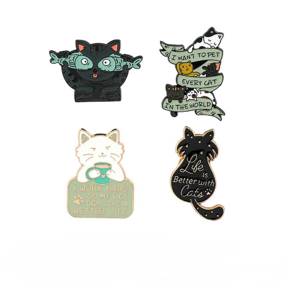 Cute Personalized Cat Creative Brooch