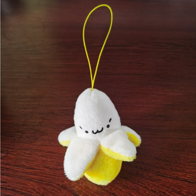 Cute Plush Peeled Banana Doll