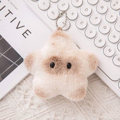 Kapybara Star Squeaker Plush Pendant