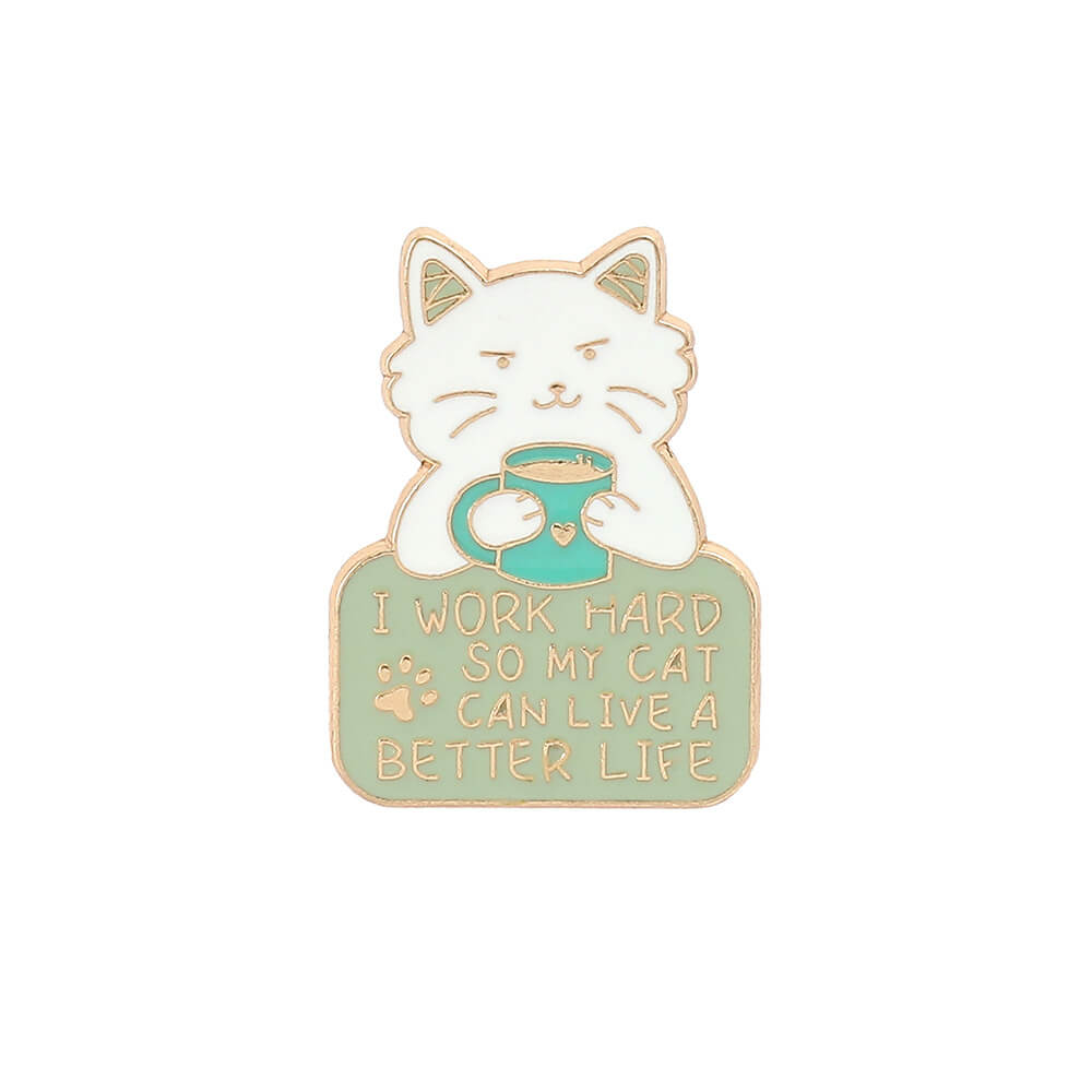 Cute Personalized Cat Creative Brooch