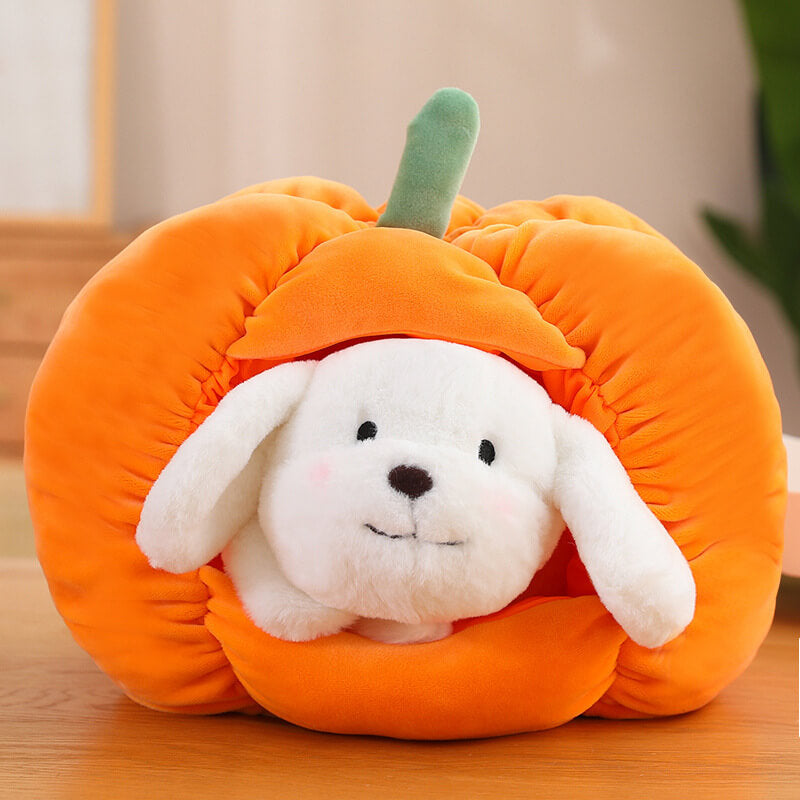 Cute Pumpkin Cat Litter Dog Kennel Plush Dolls