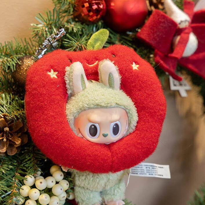 Christmas Tree Apple Star Doll Small Head Cover