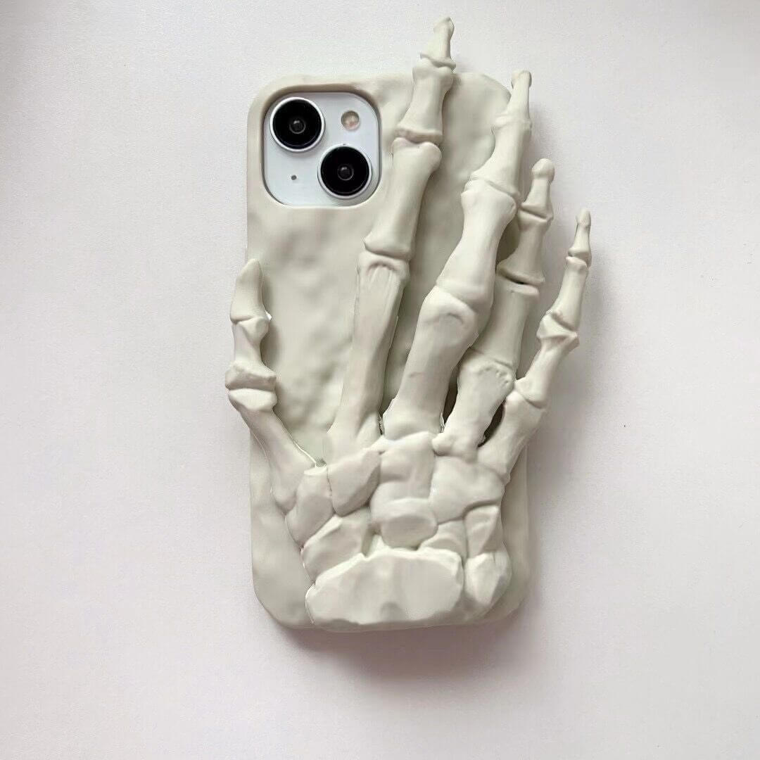 Halloween Spooky Skeleton Hand Phone Case Stand