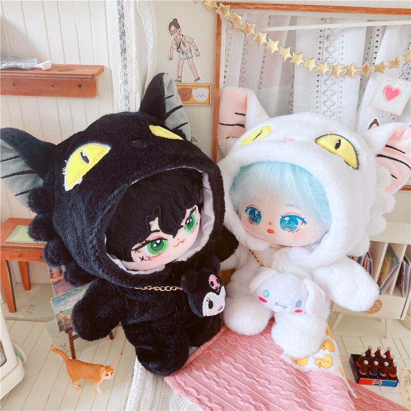 20cm Cotton Doll Clothes-Travel Cat Onesie