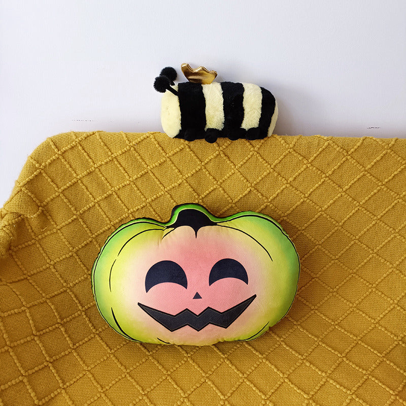 Halloween Throw Pillow Soft Ghost Pumpkin Sofa Cushion