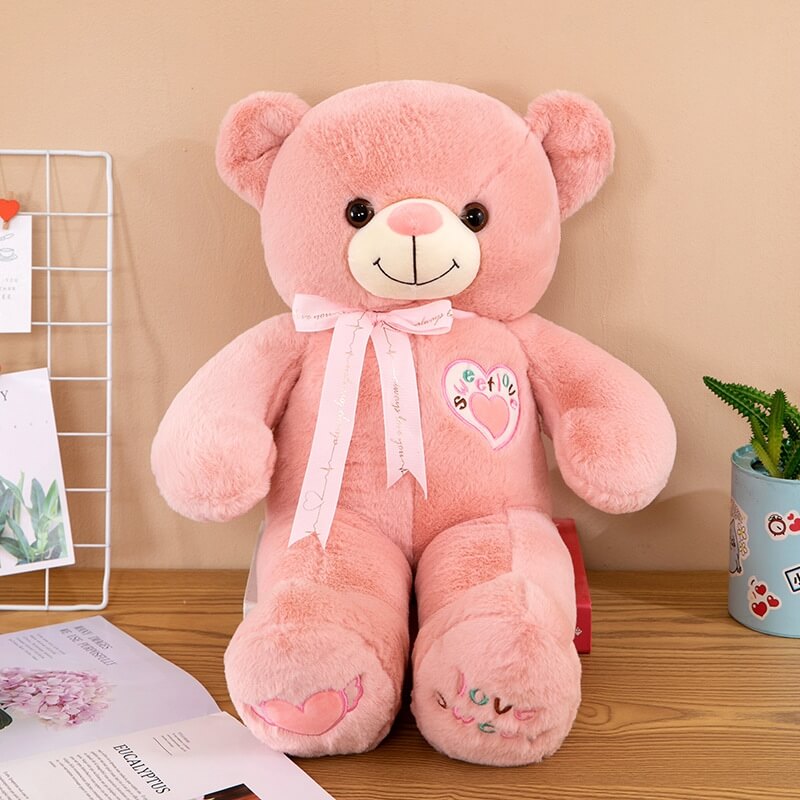 55cm LOVE Plush Toy Bear Stuffed Animals Birthday Valentines Day Gifts