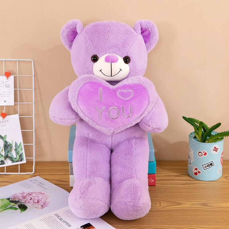 55cm LOVE Plush Toy Bear Stuffed Animals Birthday Valentines Day Gifts