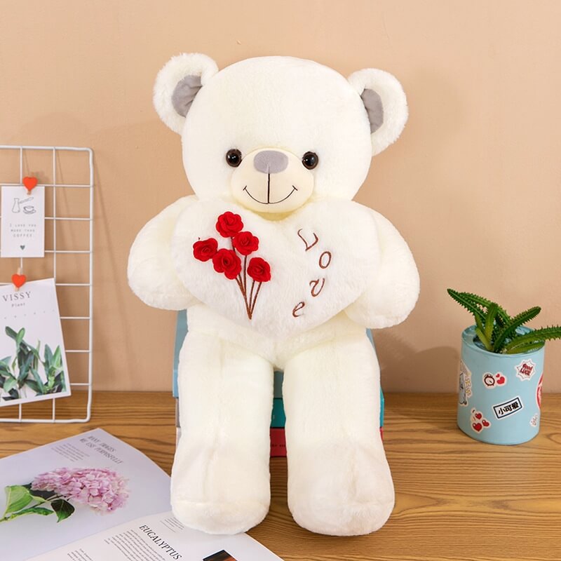 55cm LOVE Plush Toy Bear Stuffed Animals Birthday Valentines Day Gifts