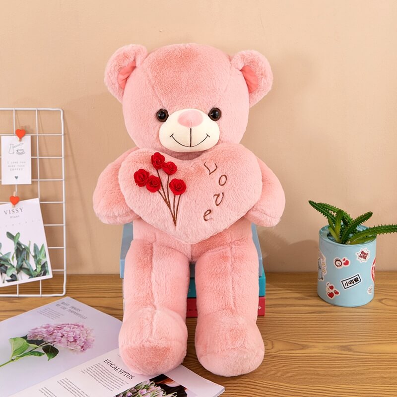 55cm LOVE Plush Toy Bear Stuffed Animals Birthday Valentines Day Gifts