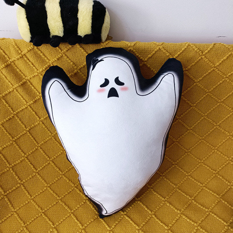 Halloween Throw Pillow Soft Ghost Pumpkin Sofa Cushion