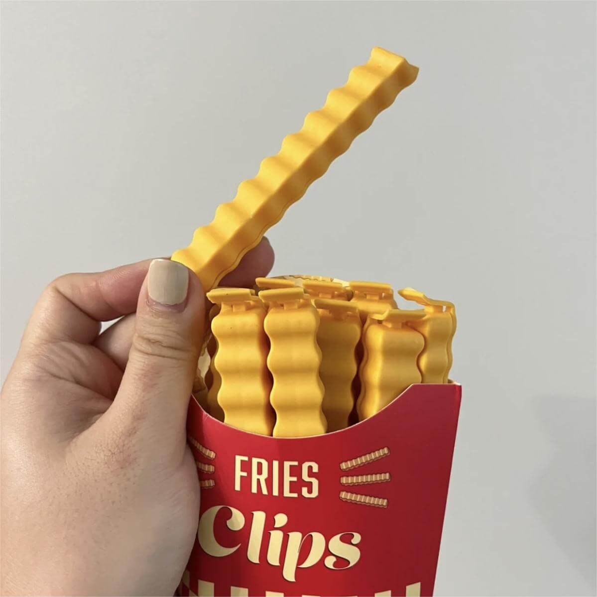 Creative Cute French Fries Closure Clip