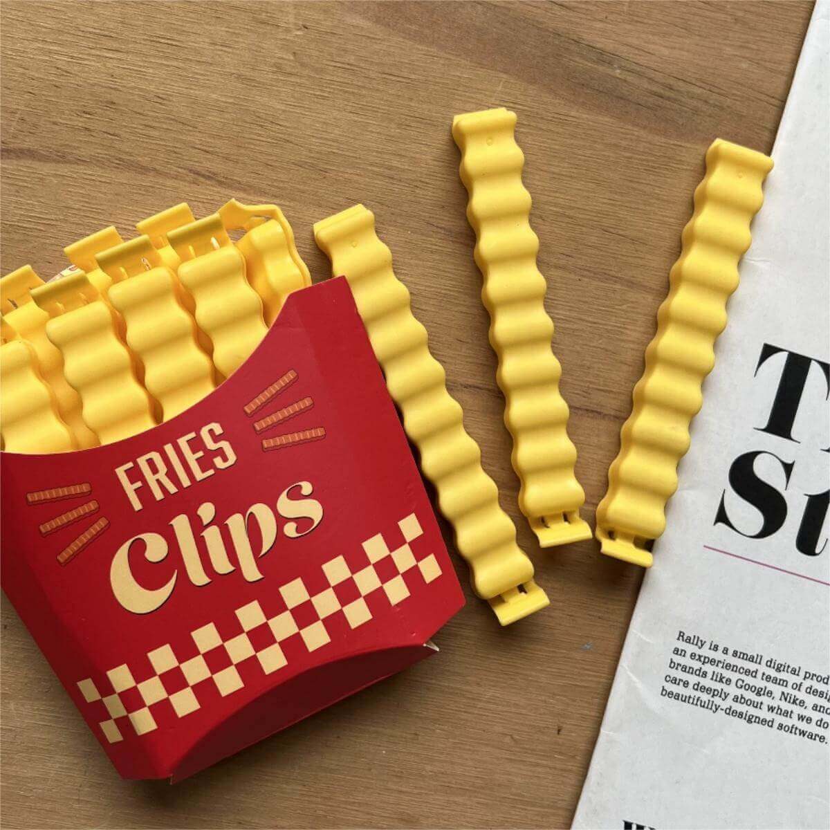 Creative Cute French Fries Closure Clip