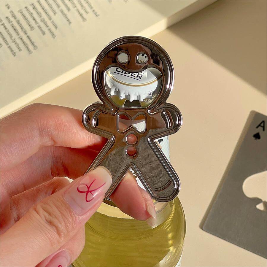 Gingerbread Man Magnetic Bottle Opener