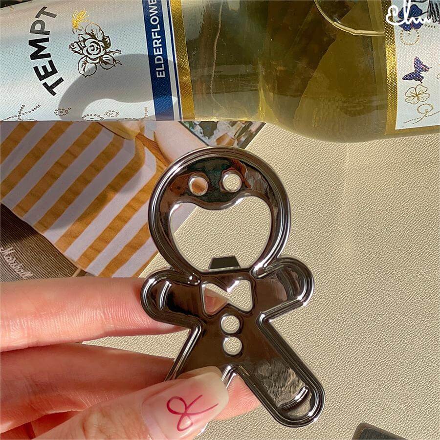 Gingerbread Man Magnetic Bottle Opener