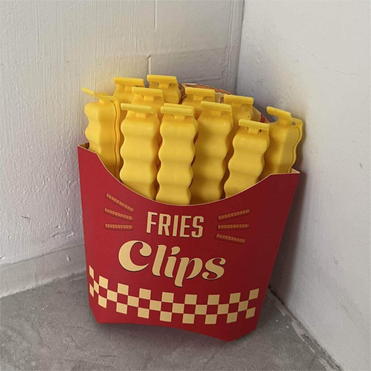 Creative Cute French Fries Closure Clip