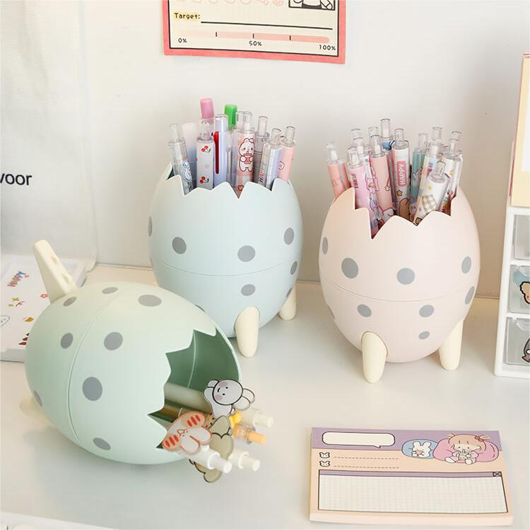 Cute Dinosaur Egg Pencil Holder