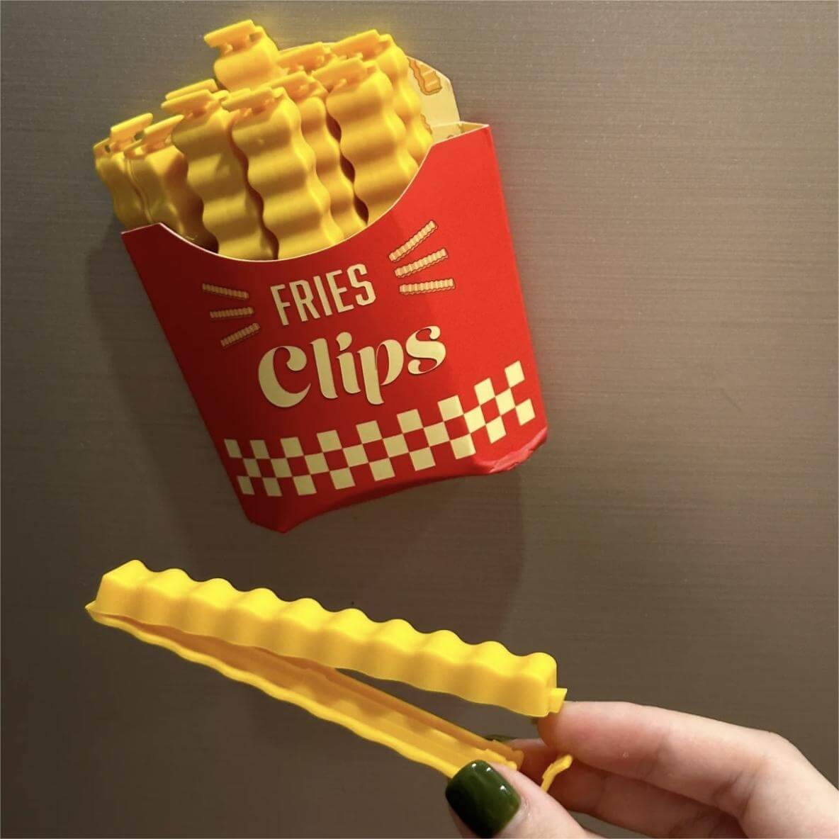 Creative Cute French Fries Closure Clip