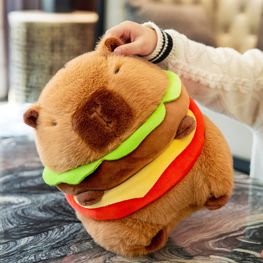 Cute Capybara Burger Plushies