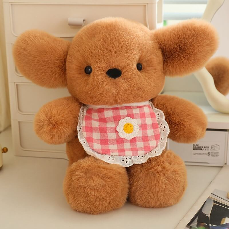 Cute  Puppy Bib Dog Plush Toy