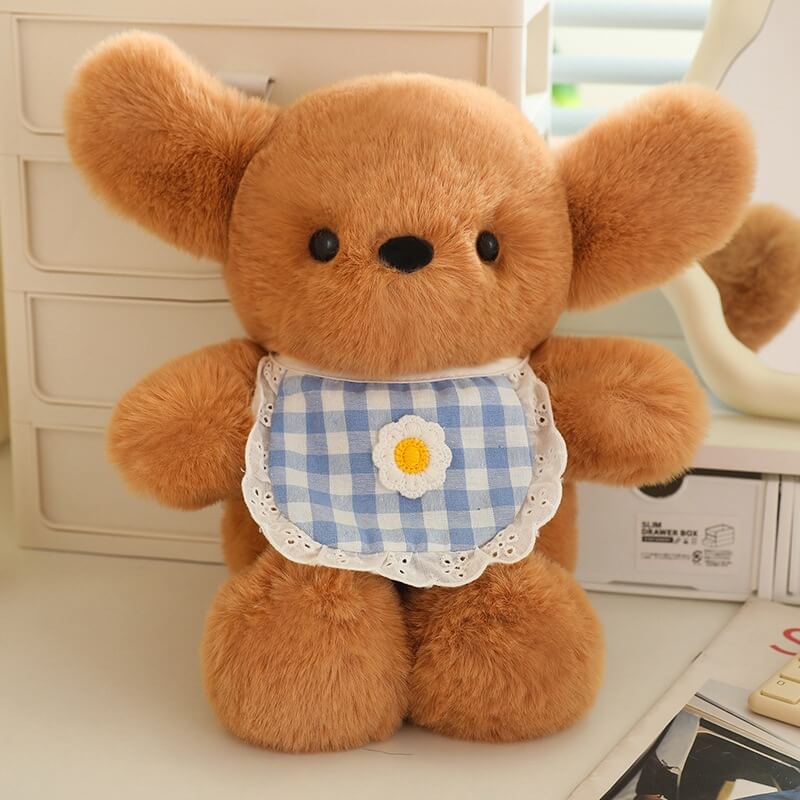 Cute  Puppy Bib Dog Plush Toy