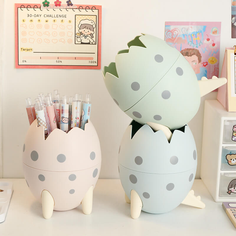 Cute Dinosaur Egg Pencil Holder