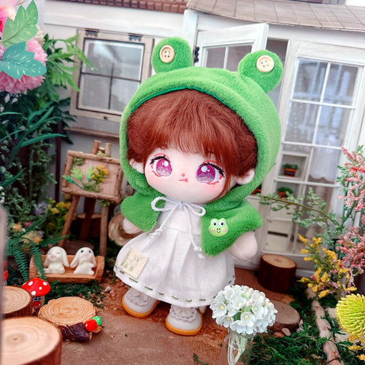 20cm Cotton Doll Clothes Frog Shawls And Dresses