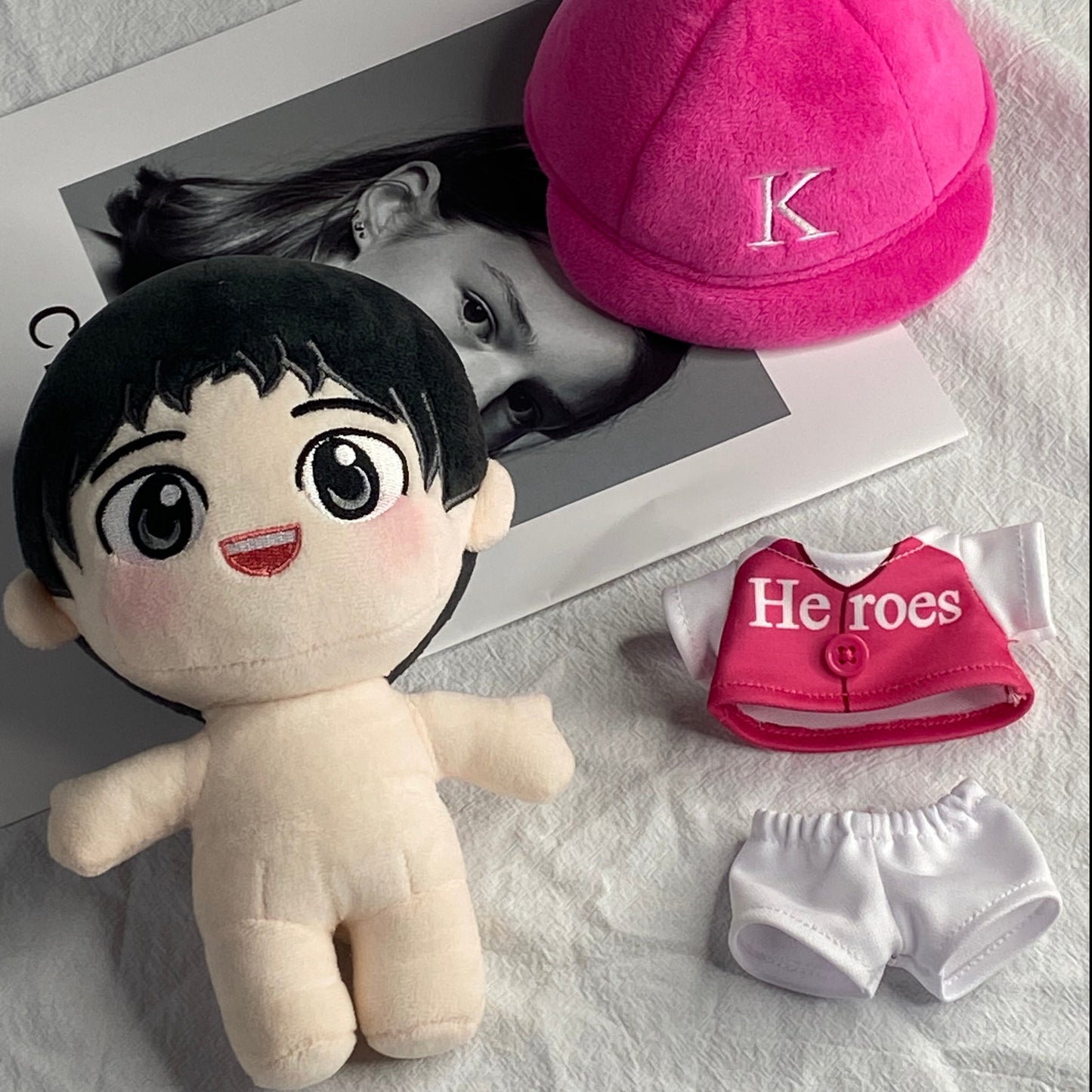 20cm Baseball Hyuk,With Removable Clothes