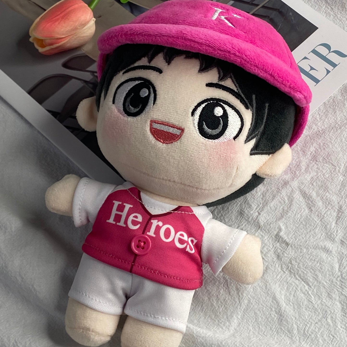 20cm Baseball Hyuk,With Removable Clothes