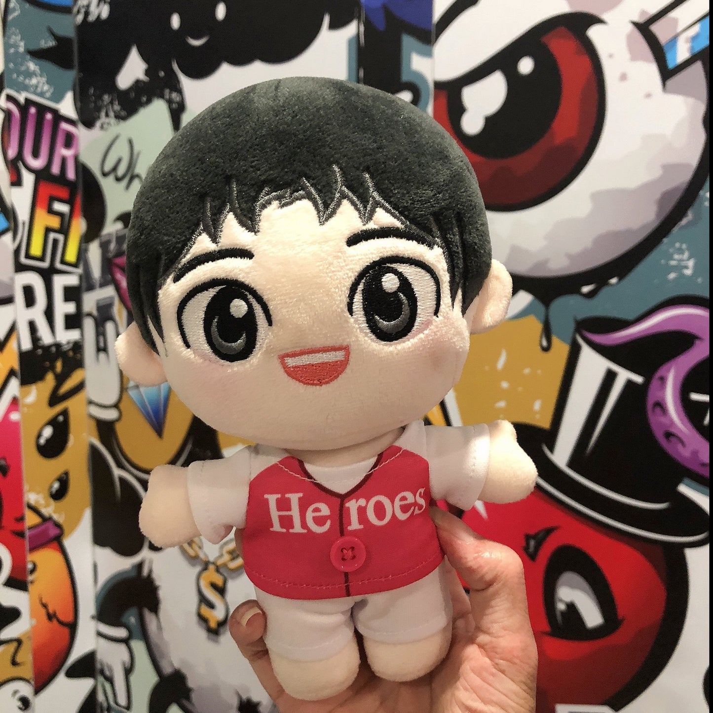 20cm Baseball Hyuk,With Removable Clothes