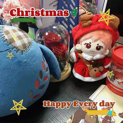 【Obao】15cm Plush Doll With Magnetic Removable Tail And Clothes