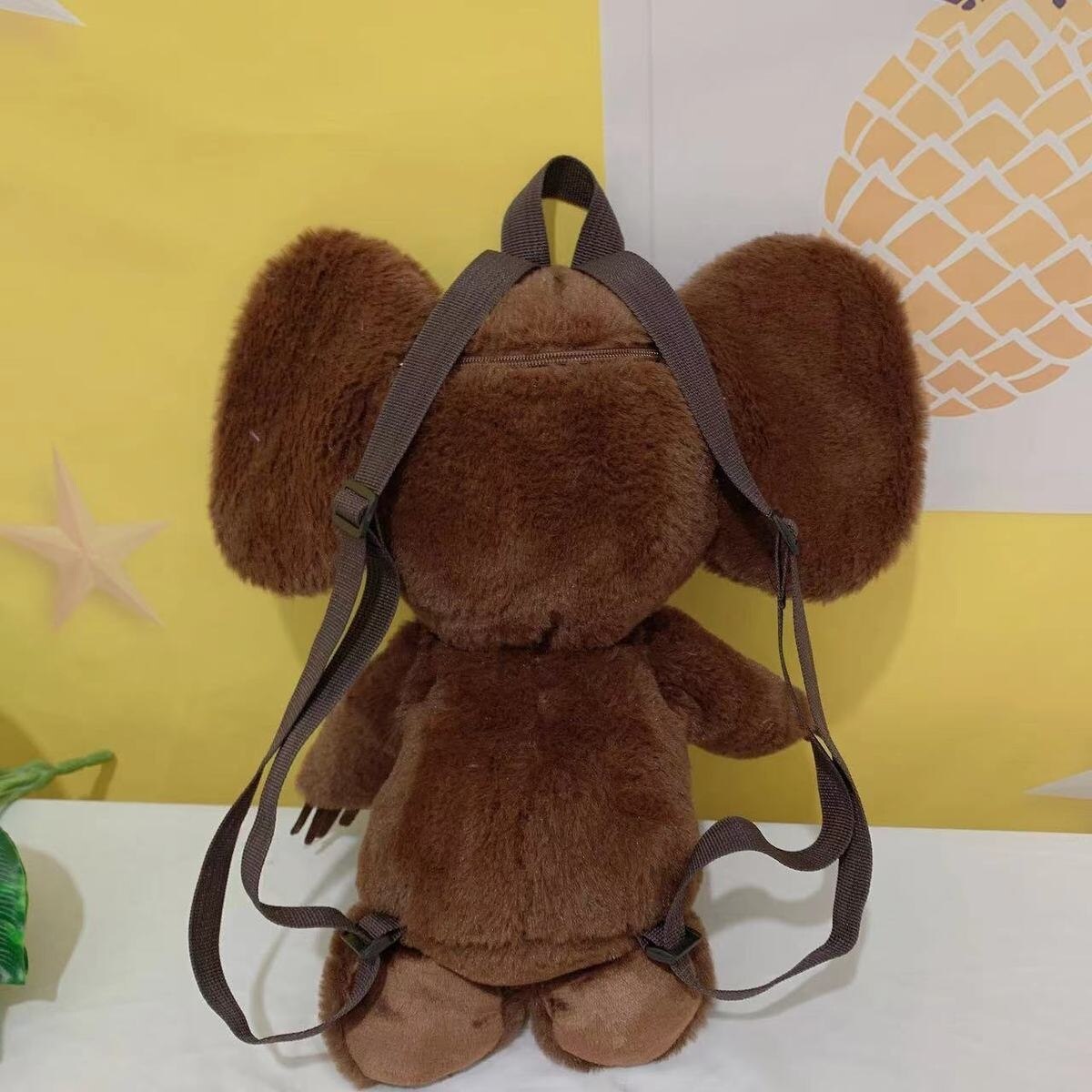 Big Ear Monkey Stuffed Doll Bag