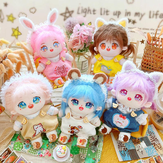 20cm cotton doll straps pants 20cm star doll accessories pants(25 styles)