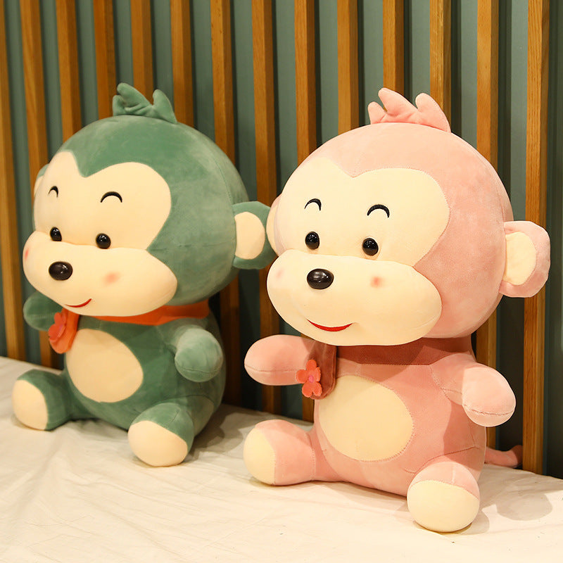 New soft monkey plush toy doll pillow doll gift