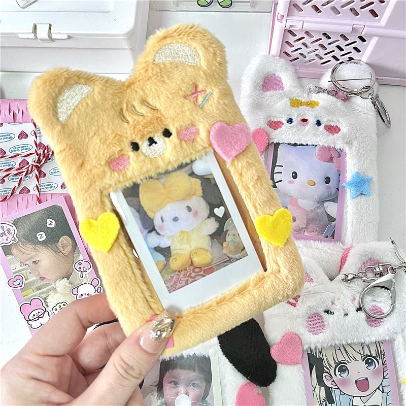 Cute Animal Kpop Card,Credit ID,Bank Card,Bus Card Plush Card Holder