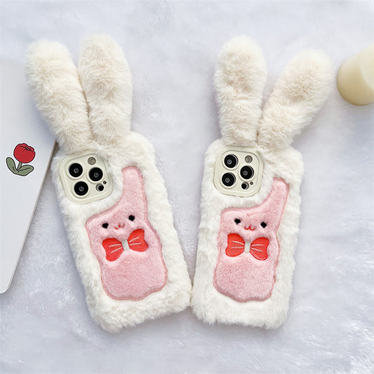 Furry  Long-eared Bunny Case For IPhone